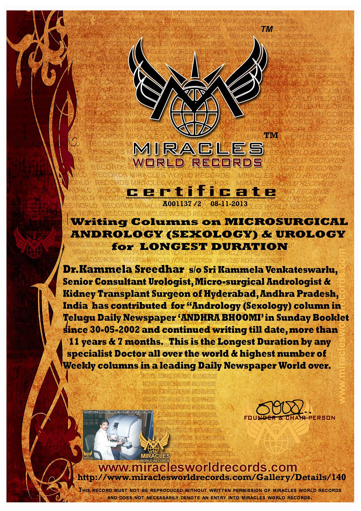 Miracle World Records